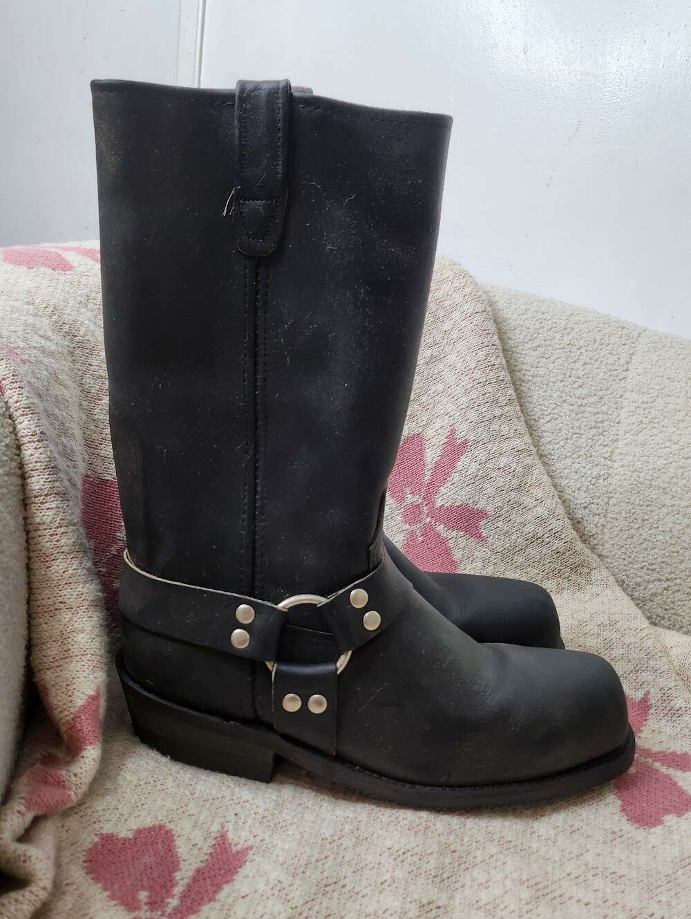 Double H Black Mens Black Boots